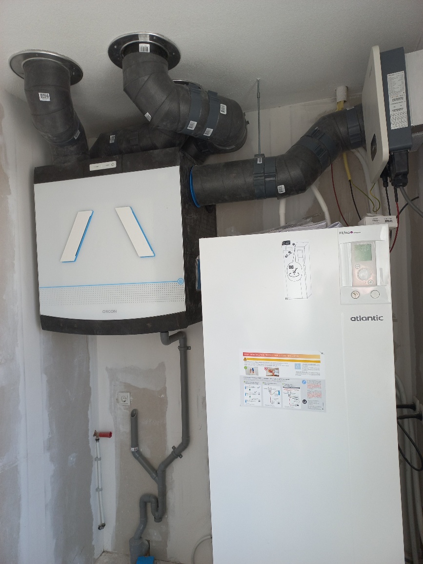 Energiearme staalframewoning met warmtepomp, vloerverwarming en airconditioning