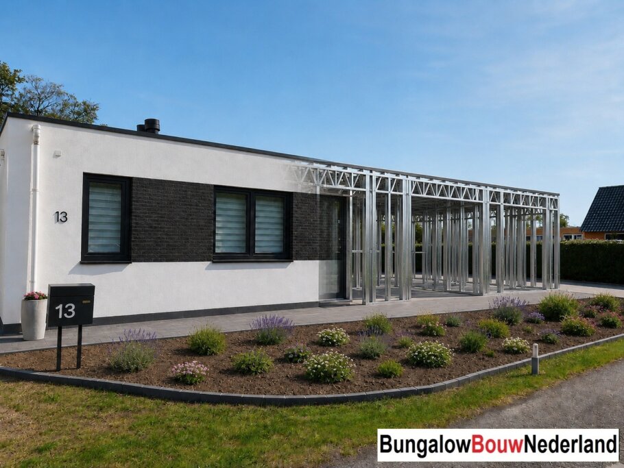 Staalframebouw constructie in levensloopbestendige woning 
