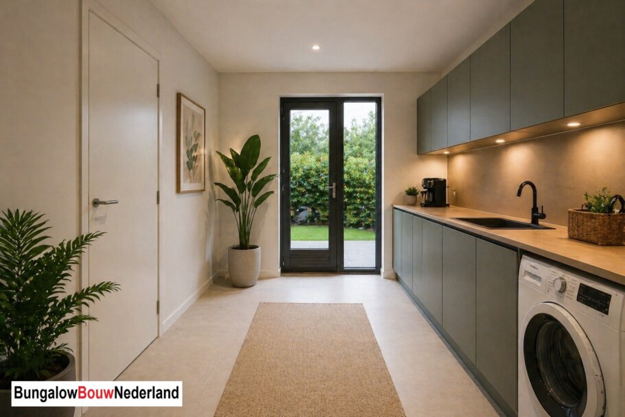 BungalowBouwNederland.nl interieur inspiratie woonkamer keuken badkamer hal slaapkamer garage