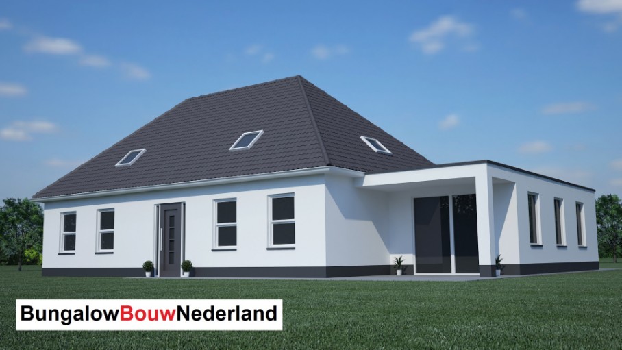 BBN B14 energieneutrale semi-bungalow levensloopbestendig met serre en overdekt terras