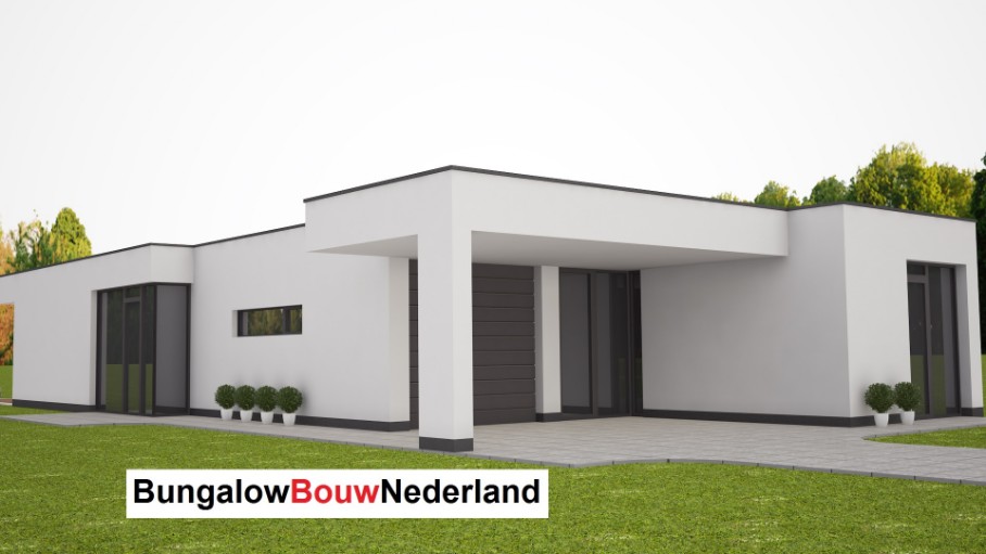 BBN ontwerp L58 bouwtekening grote bungalow prefab bouwsysteem BBN ontwerp L58 bouwtekening grote bungalow prefab bouwsysteem