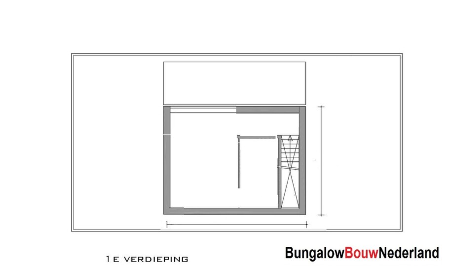 Bungalow Bouw Nederland ontwerp L 198 3 slaapkamers 2 badkamers