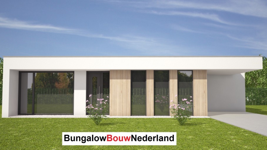 Bungalow Nederland L107 levensloopbestendig staalframe bouwconstructie enegieneutaal Bungalow Nederland L107 levensloopbestendig staalframe bouwconstructie enegieneutaal