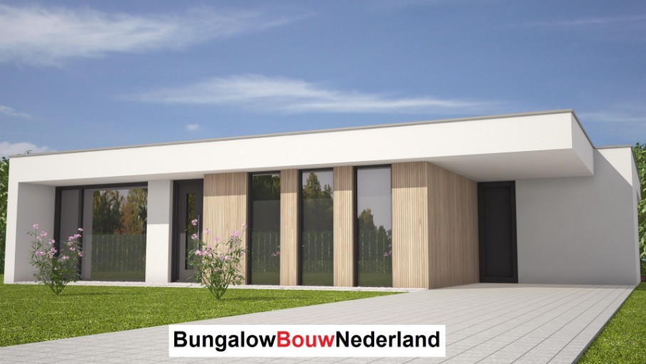 Bungalow Nederland L107 levensloopbestendig  staalframe  bouwconstructie enegieneutaal 