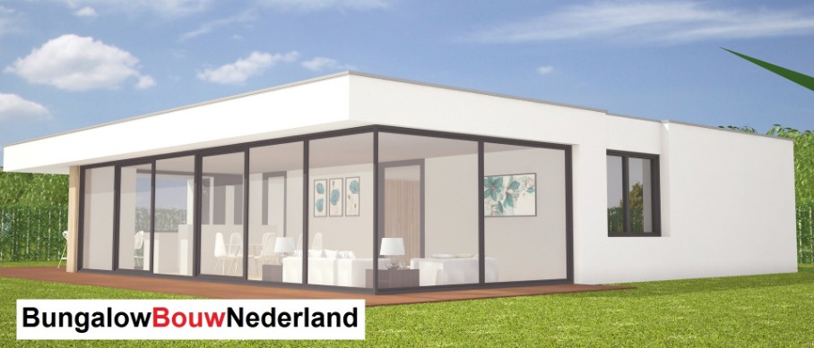 Bungalow Nederland L107 levensloopbestendig  staalframe  bouwconstructie enegieneutaal 