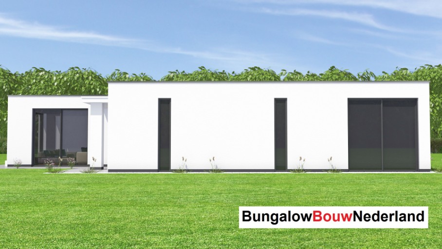 Bungalow bouwen nederland 147v2 betaalbaar en sleutelklaar in PREFAB bouw van ATLANTA MBS