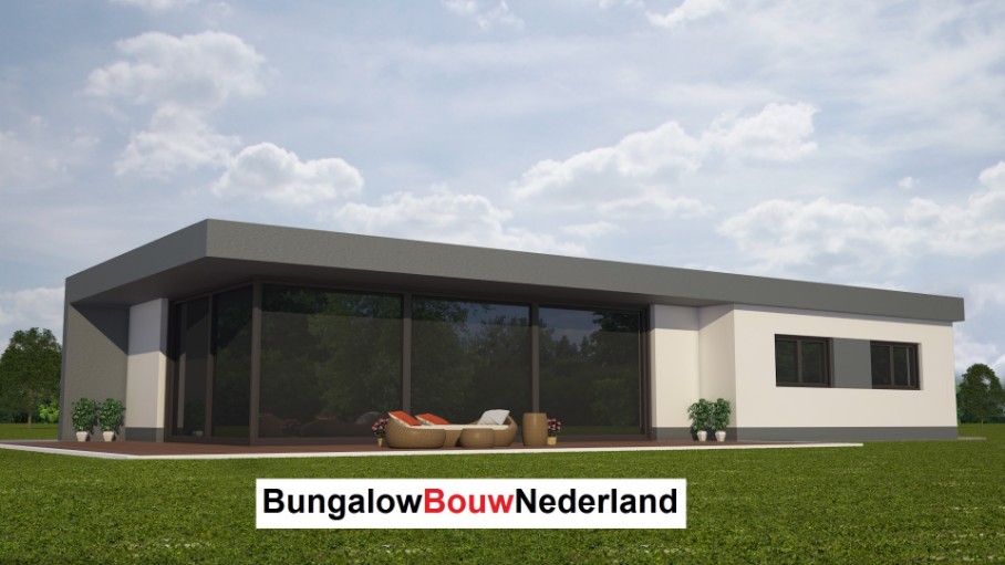 Bungalow bouwen ontwerp indeling plattegrond L77 levensloopbestendige gelijkvloerse bungalow Bungalow bouwen ontwerp indeling plattegrond L77 levensloopbestendige gelijkvloerse bungalow