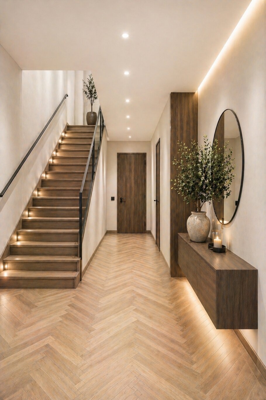 BungalowBouwNederland  H301 interieur inspiratie foto plaatje woninginrichting woonkamer hoog plafond 
