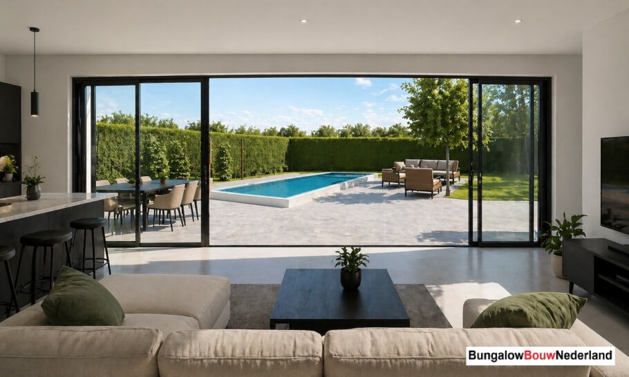 BungalowBouwNederland woning met plat dak 1 verdieping alles op begane grond Interieurfoto