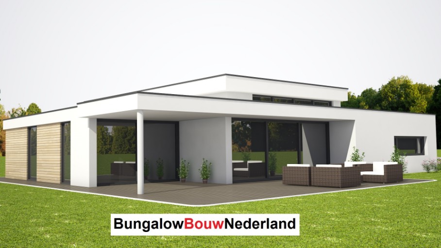 BungalowBouwNederland ontwerpen type L100 v1 levensloopbestendig energieneutraal onderhoudsarm