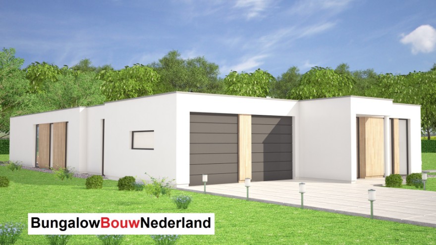 BungalowBouwNederland type 144 modern levensloopbestendig veel glas Staalframebouw 