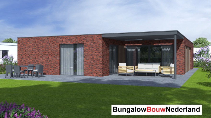 Bungalow bouw Nederland type B196  166 m2 