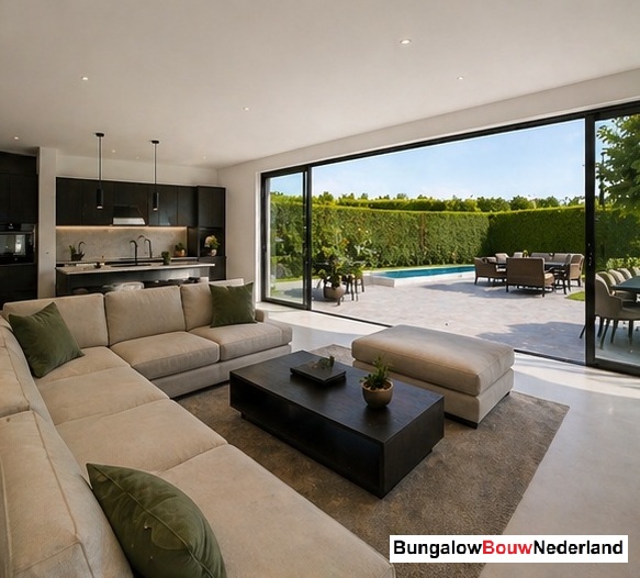 BungalowBouwNederland woning met plat dak 1 verdieping alles op begane grond Interieurfoto