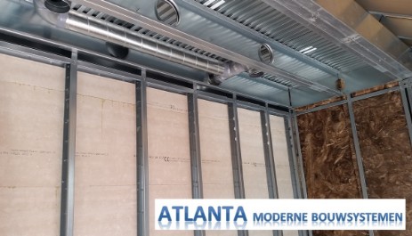 Bungalowbouw Nederland ATLANTA Staalframe zoldervloer Bungalowbouw Nederland ATLANTA Staalframe zoldervloer