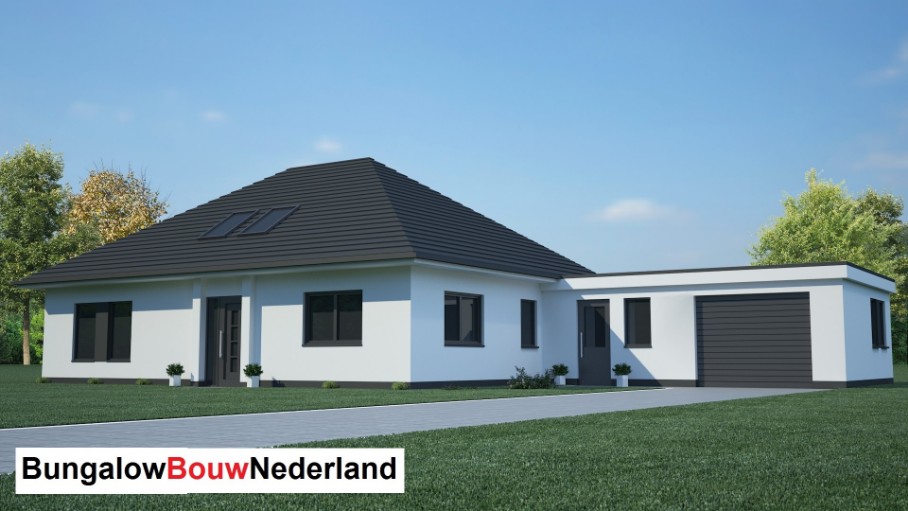 Bungalowbouw Nederland B10 bungalow met kap levensloopbestendig alles beneden energieneutraal staalframebouw