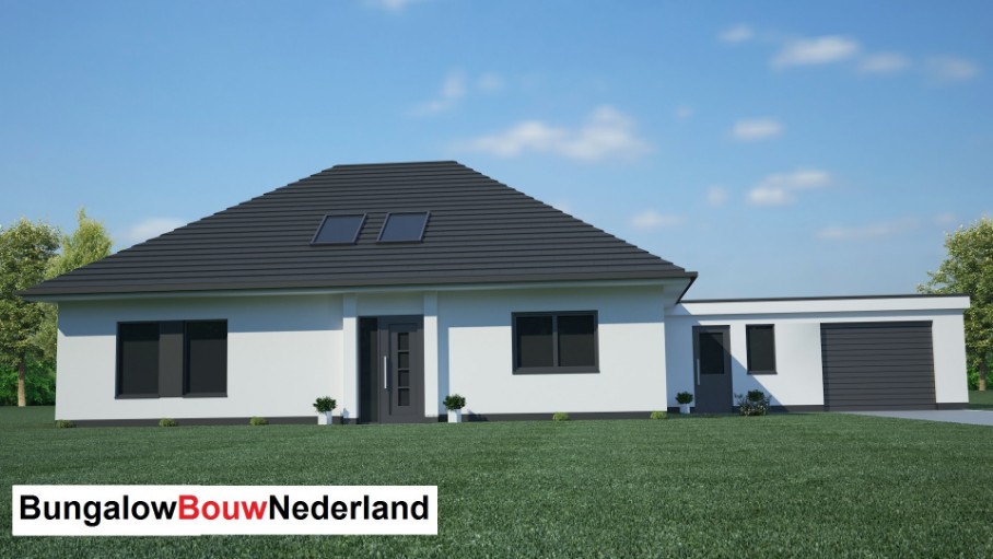 Bungalowbouw Nederland B10 bungalow met kap levensloopbestendig alles beneden energieneutraal staalframebouw