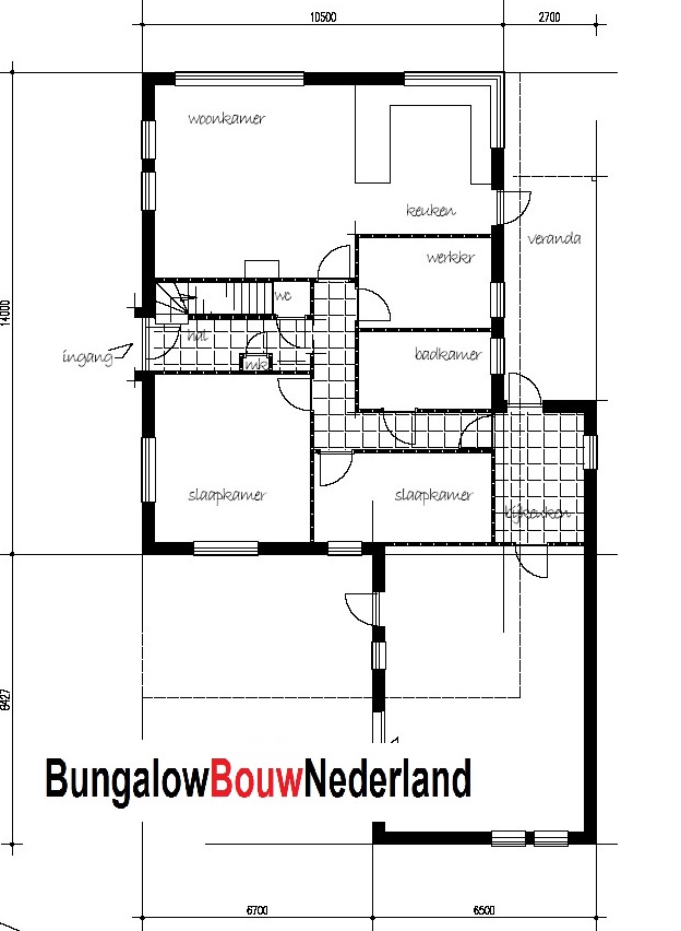 Bungalowbouw Nederland B10 bungalow met kap levensloopbestendig alles beneden energieneutraal staalframebouw