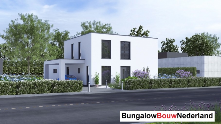 Bungalowbouw Nederland H389 ATLANTA MBS staalframebouw moderne levensloopbestendige woning 