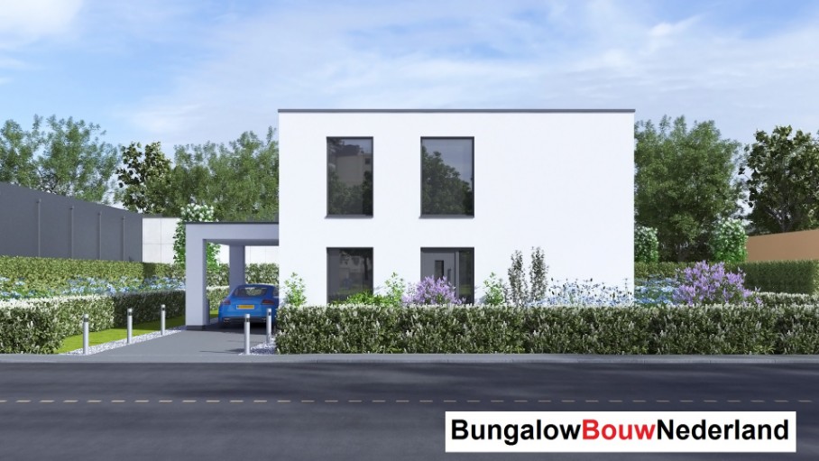 Bungalowbouw Nederland H389 ATLANTA MBS staalframebouw moderne levensloopbestendige woning 