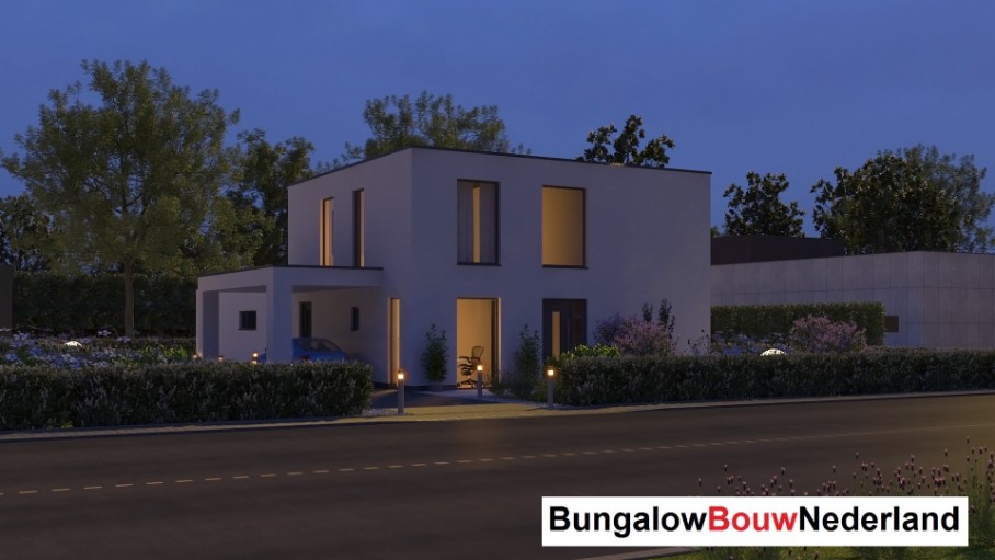 Bungalowbouw Nederland H389 ATLANTA MBS staalframebouw moderne levensloopbestendige woning 