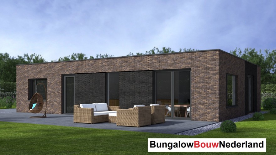 Bungalowbouw Nederland L180 plat dak levensloopbestendig energieneutraal onderhoudsarm