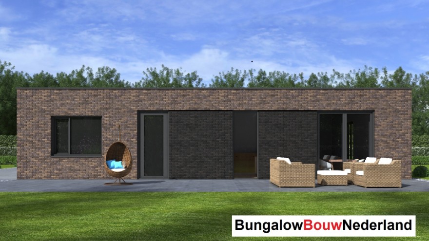 Bungalowbouw Nederland L180 plat dak levensloopbestendig energieneutraal onderhoudsarm