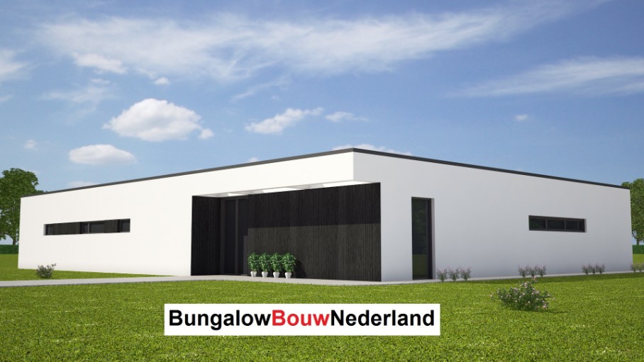 rBungalowbouw-Nederland L33 royale moderne energieneutrale gelijkvloerse woning  indeling