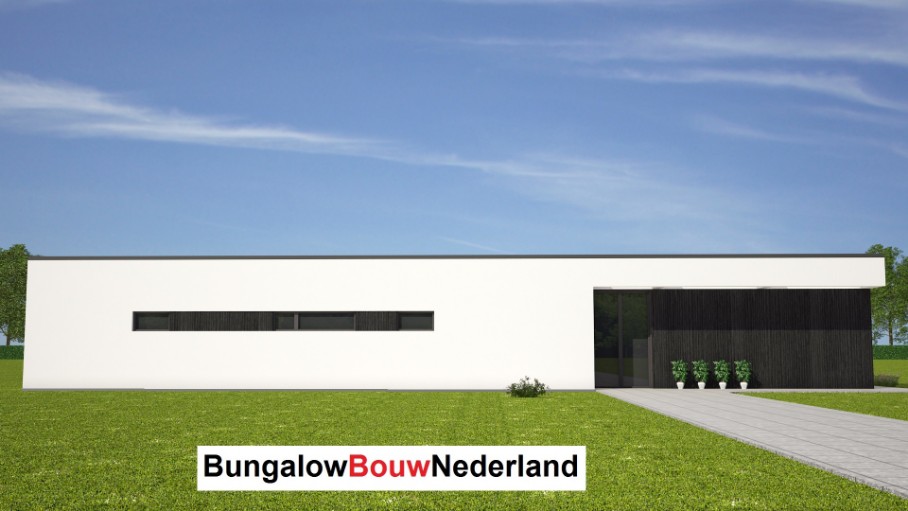 rBungalowbouw-Nederland L33 royale moderne energieneutrale gelijkvloerse woning  indeling