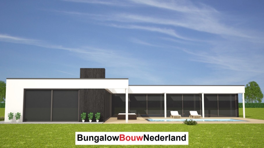 rBungalowbouw-Nederland L33 royale moderne energieneutrale gelijkvloerse woning  indeling