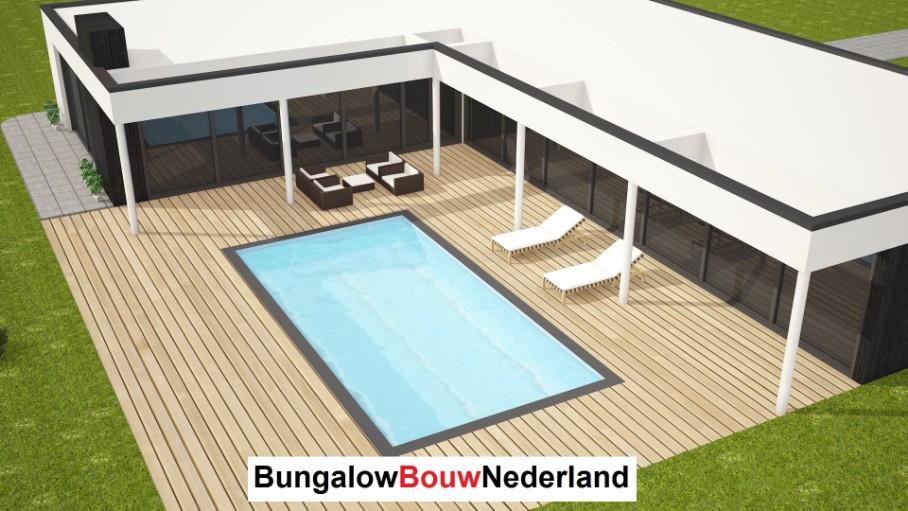 rBungalowbouw-Nederland L33 royale moderne energieneutrale gelijkvloerse woning  indeling