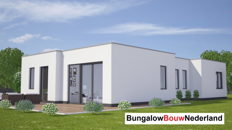bungalow type L62 aanpasbaar ontwerp prefab bouwsysteem