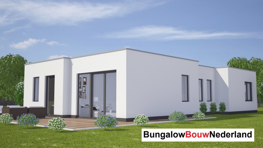 Bungalowbouw-Nederland L62 levensloopbestendige woning ATLANTA Staalframebouw  