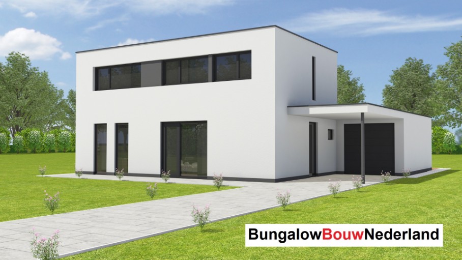 Bungalowbouw Nederland M347 v1 levensloopbestendig alles benenden ATLANTA MBS Staalframebouw 