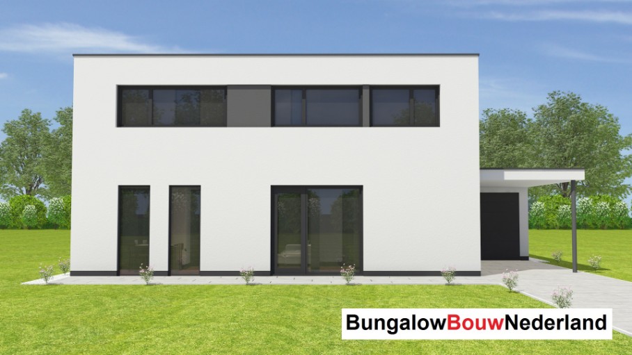 Bungalowbouw Nederland M347 v1 levensloopbestendig alles benenden ATLANTA MBS Staalframebouw 