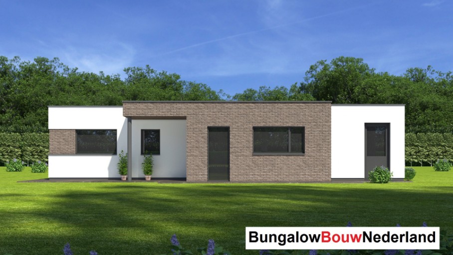 Bungalowbouw nederland B161 moderne energieneutrale woning met ATLANTA MBS staalframe constructie