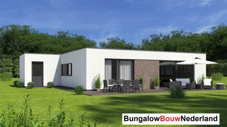 Bungalowbouw nederland B161 moderne energieneutrale woning met ATLANTA MBS staalframe constructie