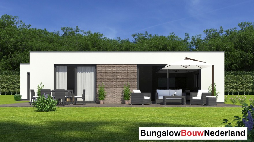 Bungalowbouw nederland B161 moderne woning met staalframe nederland prefab bouwconstructie Bungalowbouw nederland B161 moderne woning met staalframe nederland prefab bouwconstructie