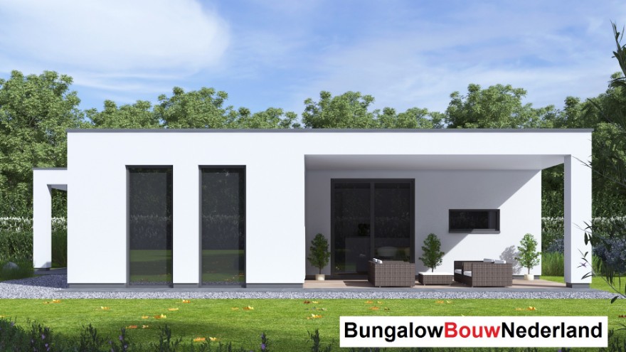 Bungalowbouw nederland L166 levensloopbestendige energiearme woning Staalframebouw Bungalowbouw nederland L166 levensloopbestendige energiearme woning Staalframebouw