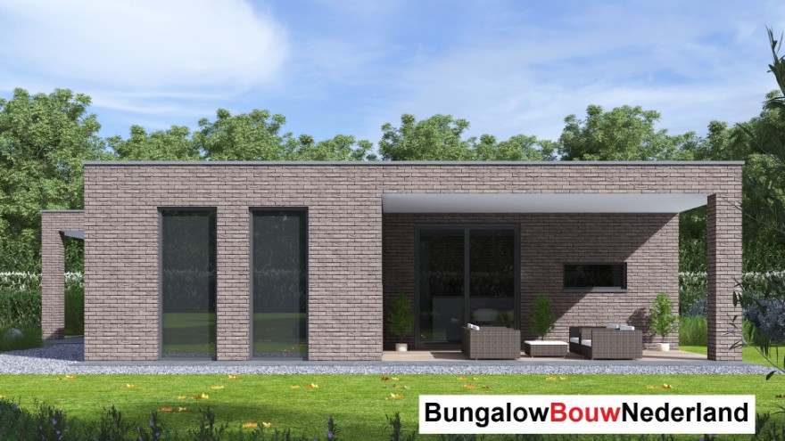 Bungalowbouw nederland L166 levensloopbestendige energiearme woning Staalframebouw Bungalowbouw nederland L166 levensloopbestendige energiearme woning Staalframebouw
