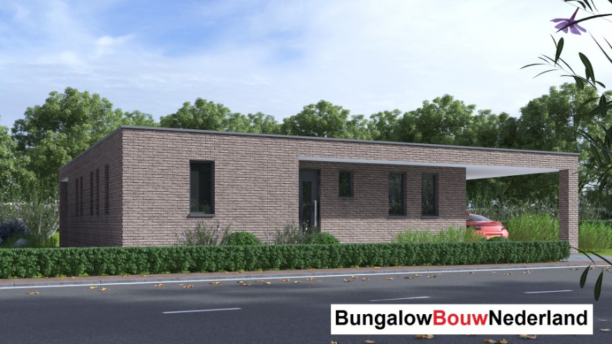 Bungalowbouw nederland L166 levensloopbestendige energiearme woning Staalframebouw Bungalowbouw nederland L166 levensloopbestendige energiearme woning Staalframebouw