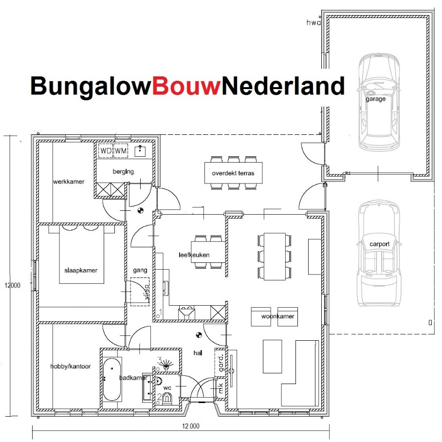 BungalowbouwNederland B12 levensloopbestendig energieneutrale bungalow staalframebouw