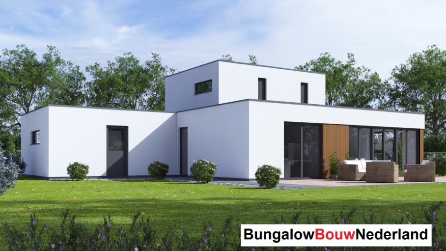 BungalowbouwNederland H391  levensloopbestendige woning van ATLANTA MBS Staalframebouw 