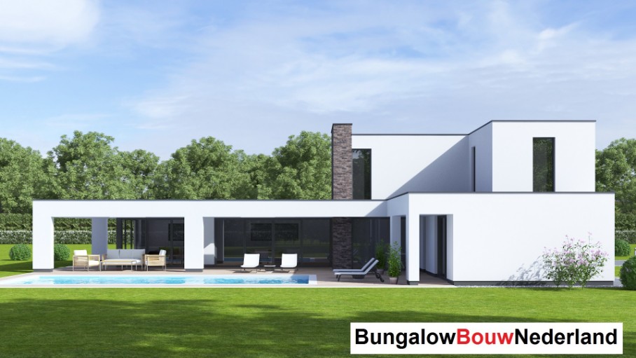 BungalowbouwNederland H394 levensloopbestendige villa met verblijf boven ATLANTA MBS BungalowbouwNederland H394 levensloopbestendige villa met verblijf boven ATLANTA MBS