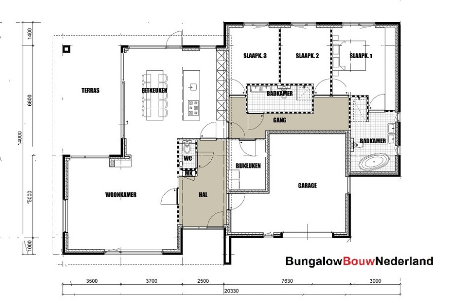 BungalowbouwNederland L143 levensloopbestendig verhoogde woonkamer ATLANTA MBS staalframebouw BungalowbouwNederland L143 levensloopbestendig verhoogde woonkamer ATLANTA MBS staalframebouw