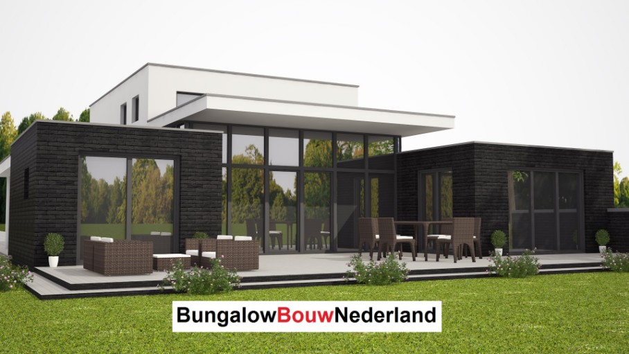 Bungalowbouwnederland H301  levensloopbestendige woning gelijkvloerse bungalow architectuur  