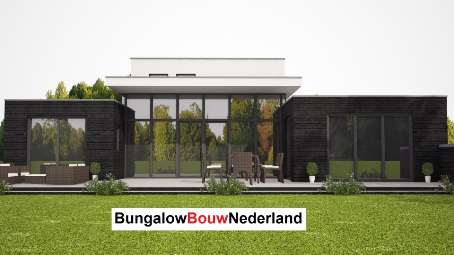 Bungalowbouwnederland H301  levensloopbestendige woning gelijkvloerse bungalow architectuur  