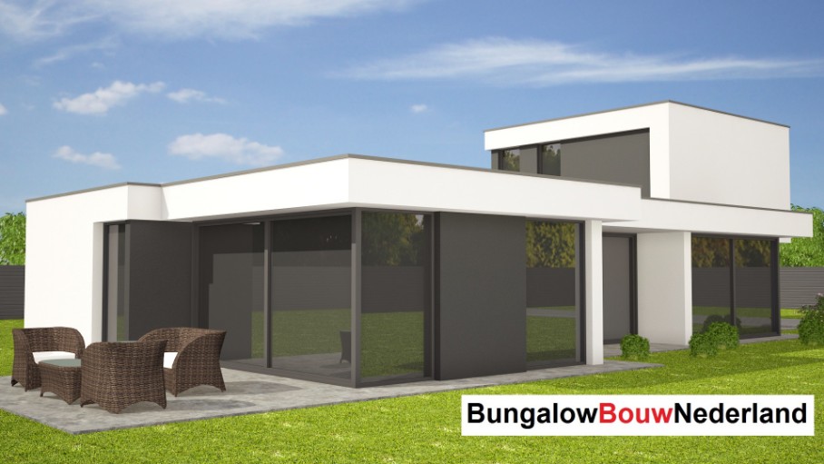 Bungalowbouwnederland H347 met kleine verdieping voor gasten Bungalowbouwnederland H347 met kleine verdieping voor gasten