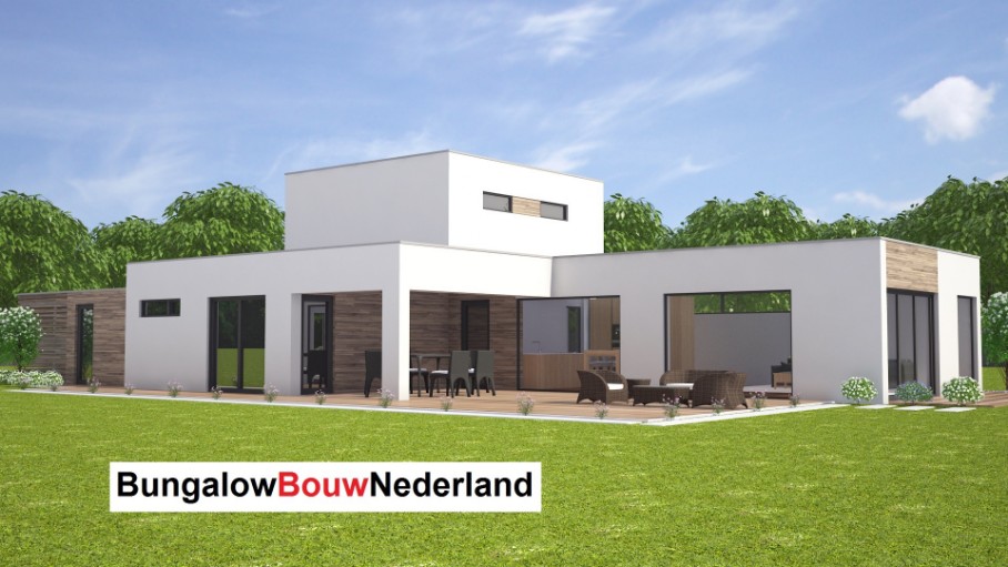 H 358V2 levensloopbestendige bungalow met kleine verdieping ATLANTA staalframe