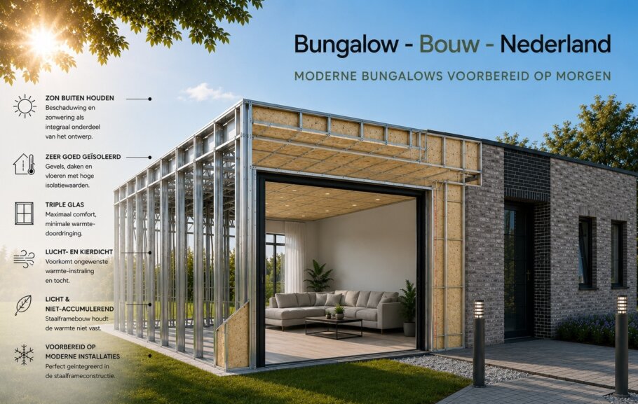bescherming tegen hitte bij een bungalow – houd de hitte buiten
