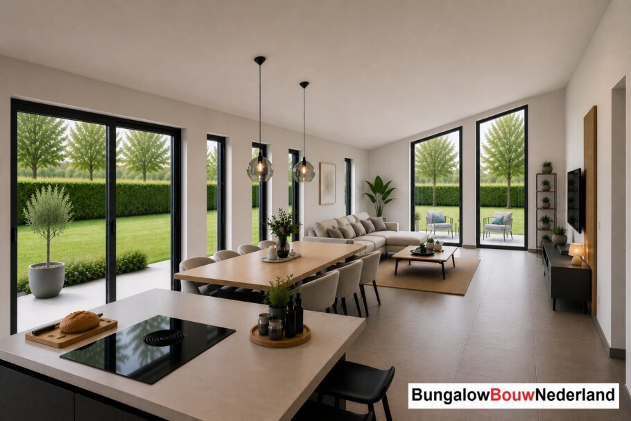 Interieur voorbeelden voor een levensloopbestendige bungalow LK-136